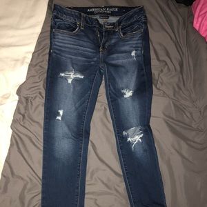 American Eagle Super Super Stretch Low Rise Jeans